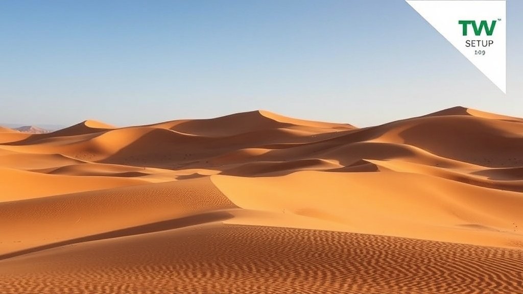 Morocco Sand Dunes Oasis